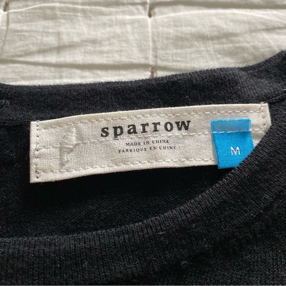 Anthropologie Sparrow Dotlace Pullover Sweater Size M - Picture 6 of 10